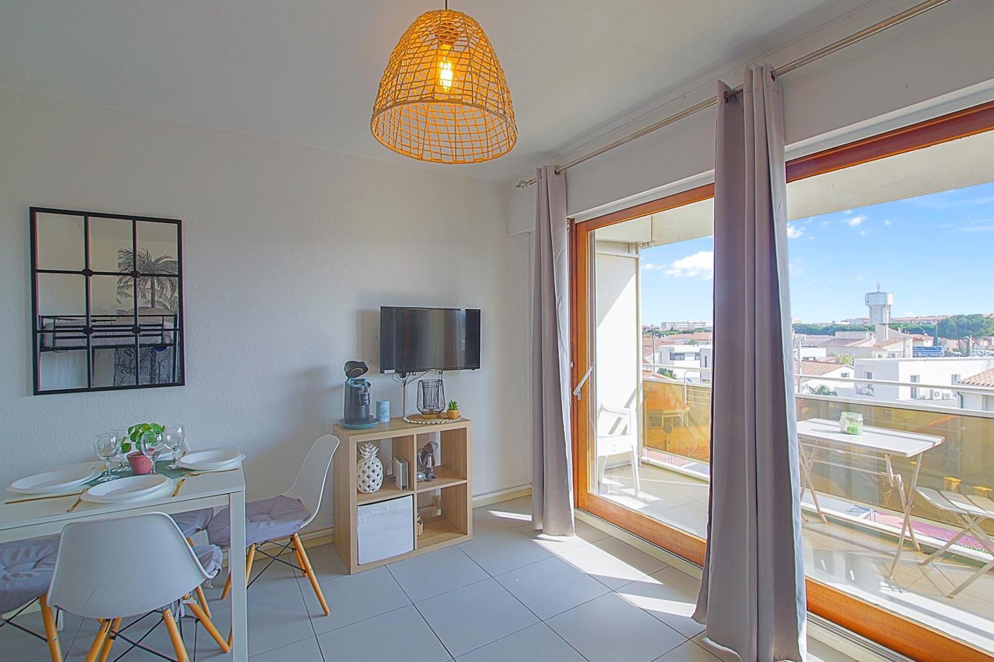 Apartamento Studio Calme Avec Parking Et Ascenseur -304- Canet-en-Roussillon Exterior foto